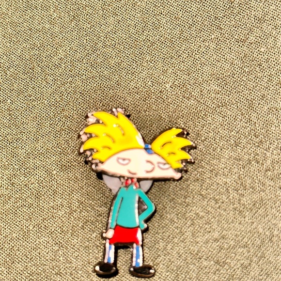 Hey Arnold lapel pins. Both pins included. - Picture 8 of 11